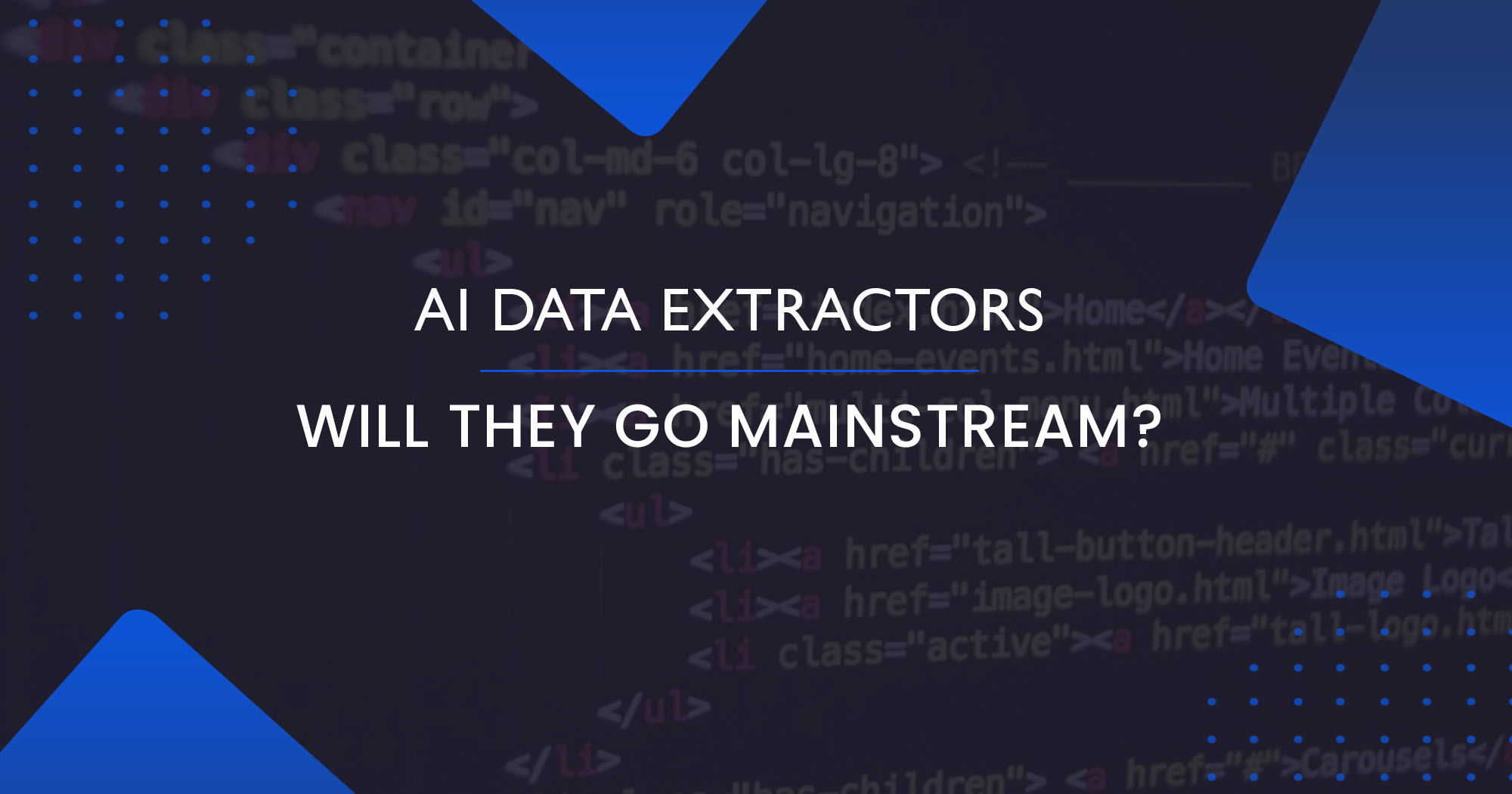 State of Web Scraping 2022: AI Data Extractors